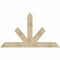Ekena Millwork Saratoga Rough Sawn Timber Gable Bracket, Douglas Fir, 72"W x 42"H x 6"D x 6"F, 14/12 Pitch GBW072X42X0606SAR00RDF - alternate 1